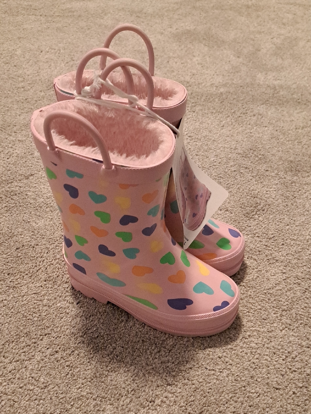 NWT Toddler Warm-lined Rain Boots